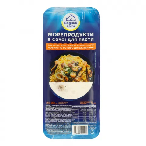 Морепродукти Водний світ 180 г в соусі для пасти