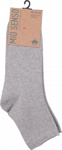 Шкарпетки чол. Mio Senso Relax4 C232R св.сірий меланж42-44