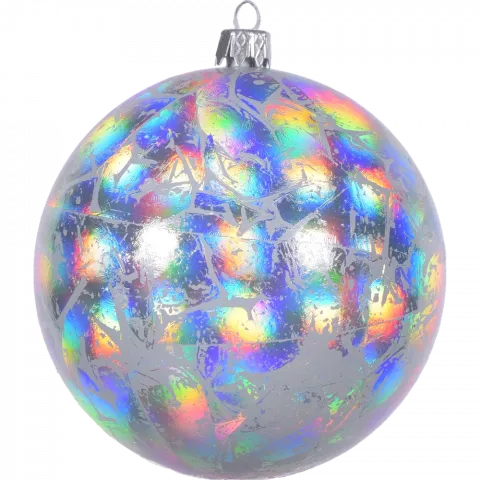 Прикраса ялинкова Куля пластик Декор Блиск 100 мм 1817