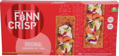 Сухарики Фінн Крісп житні 400 г Original Taste з цільнозмеленого борошна