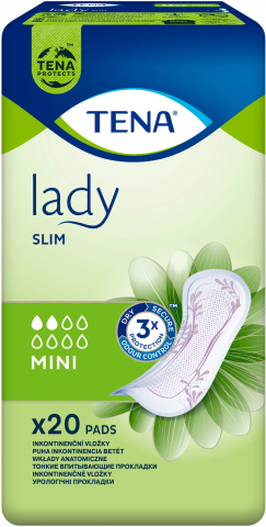 Прокладки урологічні Tena 20 шт. Lady Slim Mini
