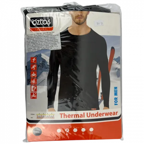 Термокофта чол. Oztas арт. 1650-A M чорн. И46 (Туреччина)