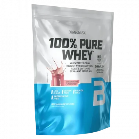 Протеїн Biotech USA 100 PureWhey 900 г Strawberry