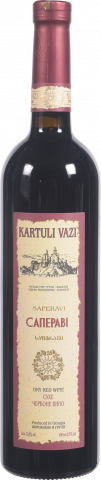 Вино Картулі Вазі Сапераві 0,75 л сух. червон.