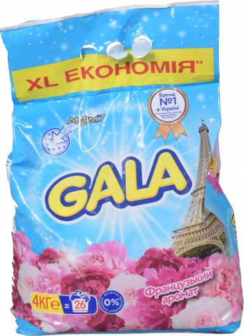 Порошок GALA 4 кг автомат Французкий аромат
