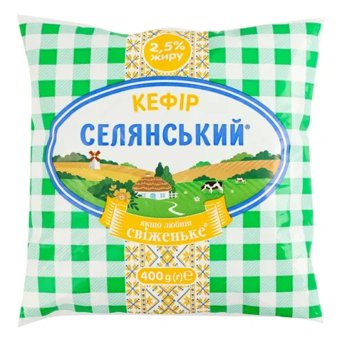 Кефір Селянське 2,5 400 г