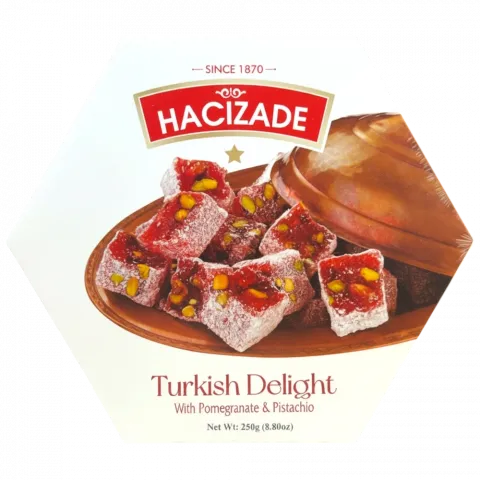 Лукум HACIZADE 250г з гранатом/фісташками И960 (Тур)