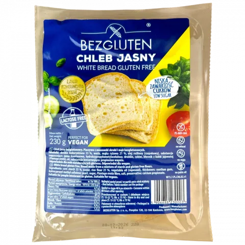 Хліб Bezgluten 230 г білий без глютену И003 (Польща)