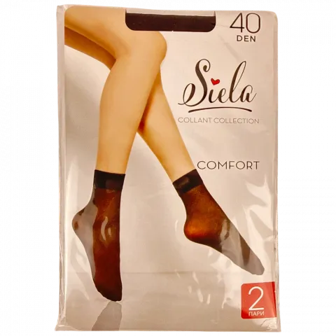 Шкарпетки жін. Siela Comfort 40 nero