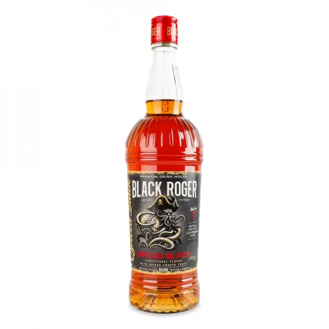 Напій спиртний Black Roger 0,7 л Spiced Black з ромом