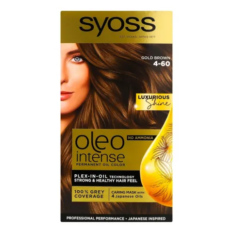 Фарба д/волосся Syoss Oleo Intense 4-60 Золотистий каштановий