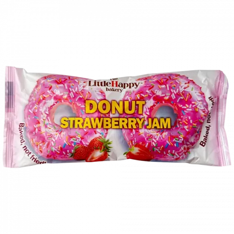 Пончики LittleHappy 2x60 г з полун. джемом И219 (Болгарія)