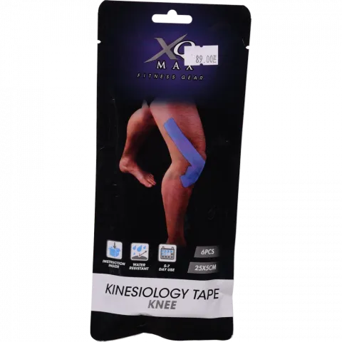 Кінезіологічна стрічка, для колін, 6 шт., 25х5 см 128680030 И457 (КиН)