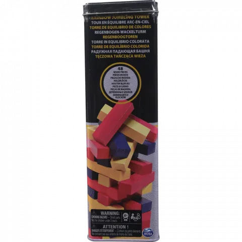 Іграшка Настільна гра Дженга з кольоровими брусочками у жерст. кор. SM98365/6033150