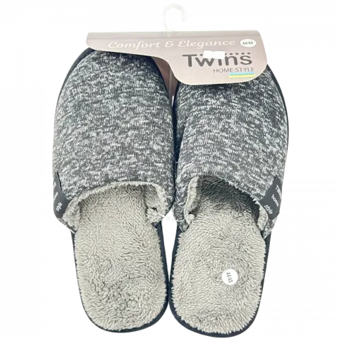Капці дом. чол. Twins melange чорні р.44/45 13309
