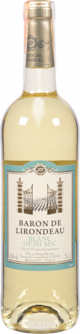Вино Кастель Барон Лірондо 0,75 л н/сух. біле