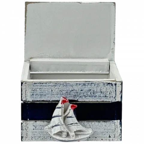 Скринька з морською тематикою 7,5х5,5х5,5см арт. 7629-64 И093