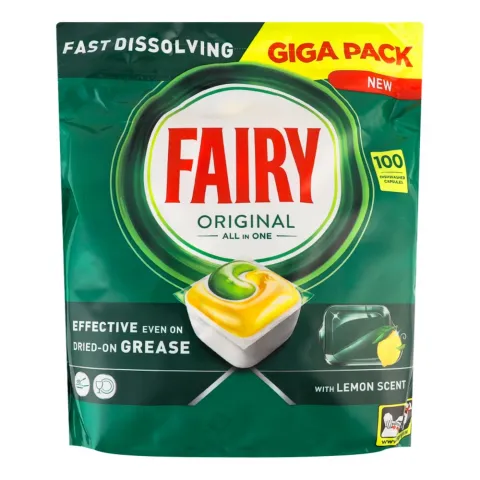 Таблетки д/ПММ FAIRY 100 шт. Original все в одному Лимон