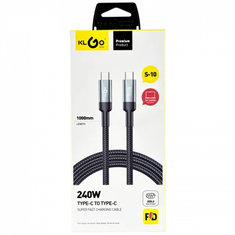 Кабель передачі даних USB-PD/120W Type-C to Type-C 1м S-10 арт. 17488-12 И427