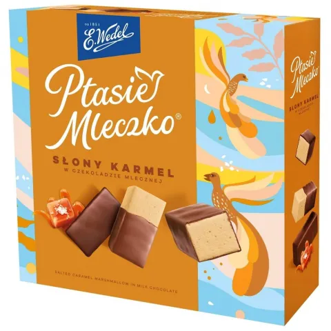 Цукерки Wedel 340 г Пташине молоко зі смак. сол. карам.