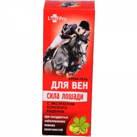 Крем-гель ЛекоПро Сила кінська 75 мл д/вен