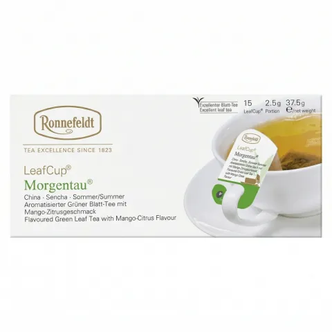 Чай Ronnefeldt LeafCup 15 шт. зел. Morgentau з манго