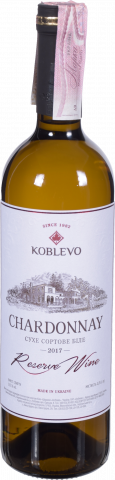 Вино Коблево Reserve Шардоне 0,75 л сух. біле
