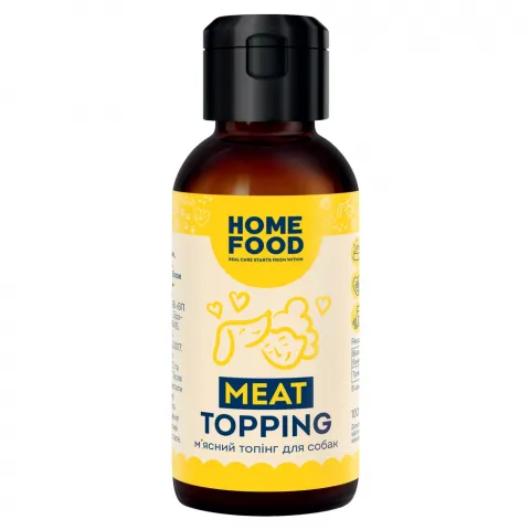 Топінг д/собак Home Food 100 г м`ясний