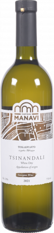 Вино Шато Манаві Цинандалі 0,75 л сух. біле (Грузія)