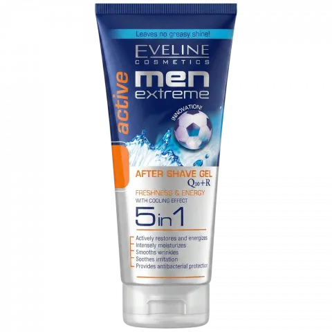 Гель п/гоління Eveline 200 мл Men Extreme Active Q10+R 5в1 44243