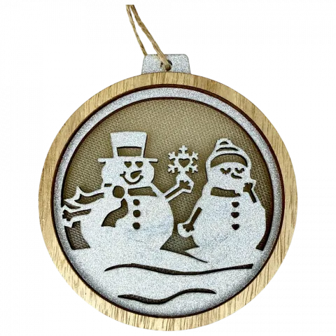 Підвіска дерев`яна зі світлом кругла 9.510.52.7см арт. FC-25069 9245 И832