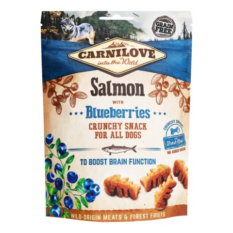 Ласощі д/собак Carnilove 200 г лосось та чорниця