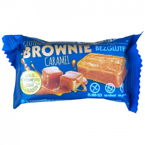 Кекс Bezgluten 40 г Брауні карамель б/глютену И161(Польща)