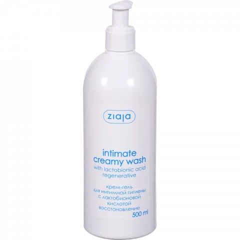 Крем-інтим гігієни Ziaja 500 мл з лактобіоновою кислотою