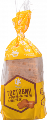ОК Хліб Гречано-медовий 400 г тостовий упак. наріз.