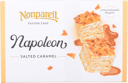 Торт Nonpareil 450 г Наполеон з соленою карамеллю