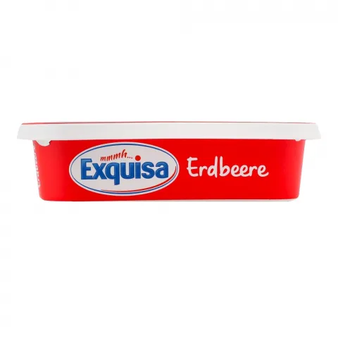 Сир м`який Exquisa 200г з полуницею (Німеччина)