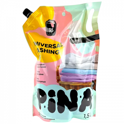 Гель д/прання Pina 1,5 л д/пак. Universal Classic