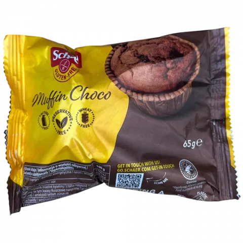 Мафіни Dr.Schar 260 г Muffins Choco зі шмат. шок. без глютену