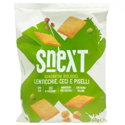Снеки SNEXT 60г орган. з бобових И018