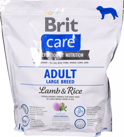 Корм дсобак Brit Care Adult Large Breed 1 кг для дкрупних порід собак 132714
