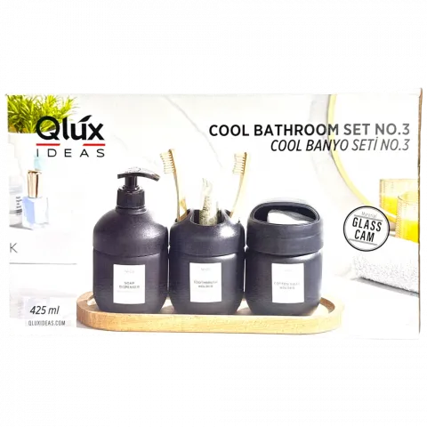 Наібр д/ванни Qlux 4 пред.скло/бамб C-00544И446(Туреччина)