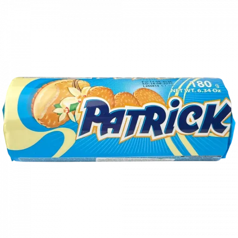 Печиво PATRICK 180г з ванільним кремом И343 (Іспанія)
