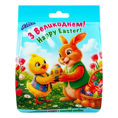 Цукерки Конті 250 г З Великоднем! Асорті