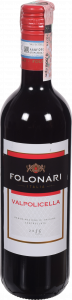Вино Фолонарі Вальполічелла 0,75 л сух. червон.