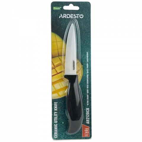 Ніж керм. універ. Ardesto Fresh 10см чорний AR2120CB