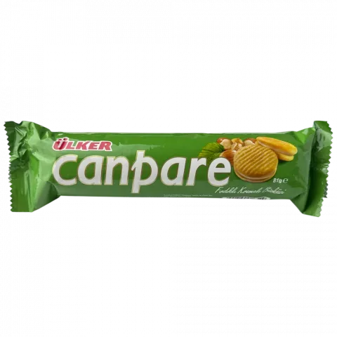 Печиво ULKER CANPARE 81 г з горіх. кремом И529 (Туреччина)