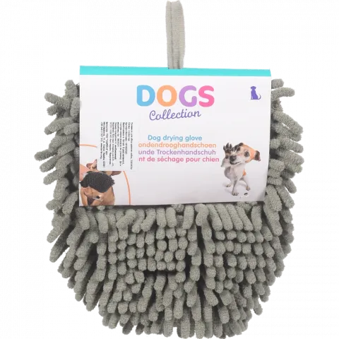 Рукавиця для обтирання тварин, 23х18 см, поліестер-локшина 491002020 И701 (КІН)