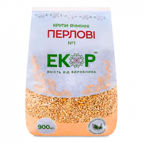 Крупи Екор 900 г ячмінні перлові