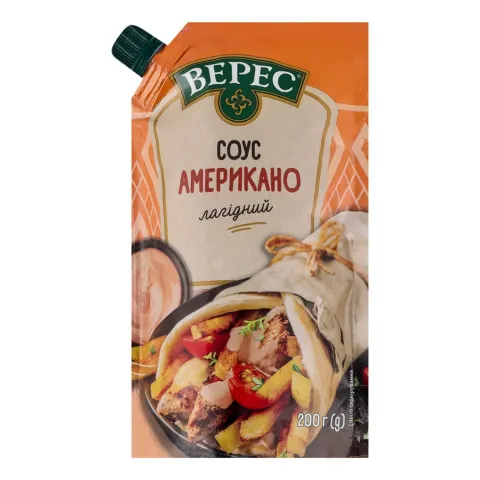Соус майонезний Верес 200 г д/пак. Американо лагідний
